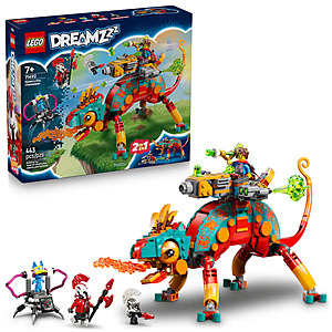 443-Piece LEGO DREAMZzz Mateo’s Fire Chameleon Kids Toy 71492 $32.99 + Free Shipping