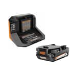 RIDGID 18V 2.0Ah Lithium-Ion Battery Starter Kit $34.00 + Free Shipping