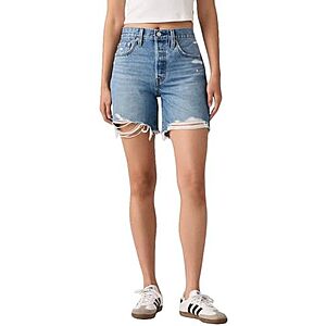 $29.99 | Levi's Womens 501 Mid-Thigh Shorts at Amazon