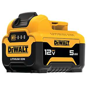 DEWALT 12 -Volt 1 -Pack Battery ( 5 Ah Lithium-ion ) | DCB126 $69