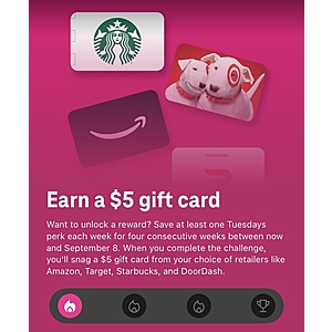 T-Mobile T-Life App Offer: FREE Tango Gift Card: Redeemable for $5 Amazon, Target, Starbucks or DoorDash Gift Card (For Saving One Tuesday Perk for 4 Weeks from 7/14 thru 9/8)