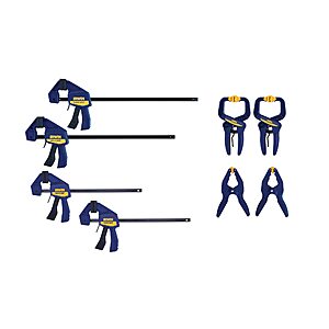 IRWIN QUICK-GRIP Clamps 6 Inch, 8 Piece Set (IRHT83220) $22.79 + Free S&H w/ Prime or $35+