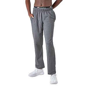 Champion Men's Midweight Fleece Standard Fit Open-Bottom Sweatpants (Graanite Heather) $17.93 + Free Shipping w/ Prime or on $35+