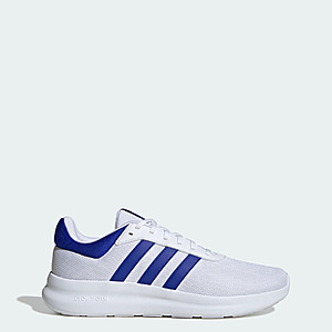 adidas Men's Lite Racer 4.0 Shoes (Cloud White/Lucid Blue/Lucid Blue) $21 + Free Shipping