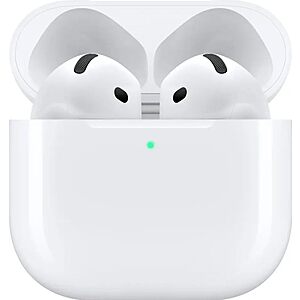 $95 | Apple AirPods 4 Wireless Earbud Headphones w/ USB-C Charging Case (Renewed Premium) + 10% Back w/ Prime Visa Card at Amazon