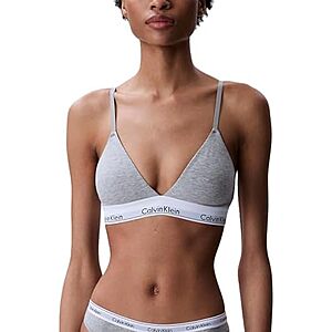 $14 | Calvin Klein Women's Modern Cotton Lightly Lined Triangle Wireless Bralette at Amazon