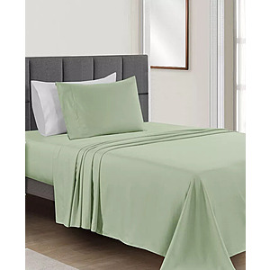 4-Piece Fairfield Square Collection Microfiber Solid or Printed Sheet Set (Various) from $8.99 & More + Free Store Pickup at Macy's or Free S/H on $39+
