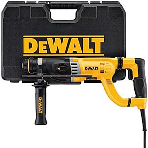 $176.26* | DEWALT 8.5-Amp 1-1/8-in Sds-plus Variable Speed Corded Rotary Hammer Drill (Yellow, D25263K) at Amazon