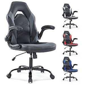 JHK Ergonomic Office/Gaming Desk Chair Adjustable PU Leather Racing Chair $53 + Free Shipping