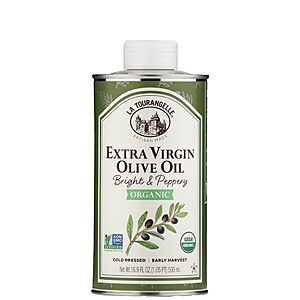 $11.99: La Tourangelle Organic Extra Virgin Olive Oil, Cold-Pressed EVOO from Spain (16.9 Fl Oz)