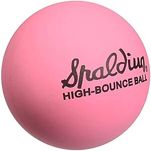 $3.89* | Spalding Spaldeen 2.5" High-Bounce Rubber Ball (Pink) at Amazon