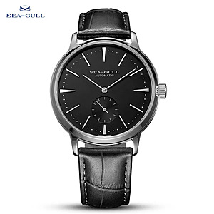 40mm Seagull 6075 Men's Automatic Business Watch $76 + Free S/H $75