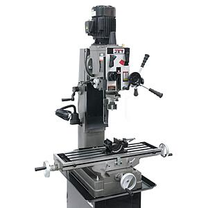 JET JMD-45GH Geared Head Square Column Mill/Drill with Newall DP500 2-Axis DRO $7861.39