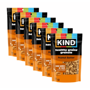 KIND Bars to Nuts (Variety to Choose) e.g 6-Pack: Healthy Grain Peanut Butter Whole Grain Clusters $12 + Free Shipping