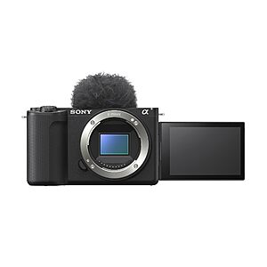 Sony Alpha ZVE10 II - APS-C Interchangeable Lens Mirrorless Content Creators’ Camera - Body Only, black or white $998