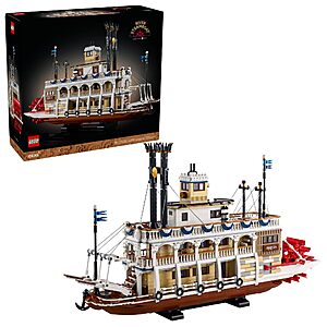 4090-Piece LEGO Ideas River Steamboat Building Set (21356) $274.76 + Free Shipping