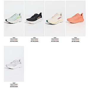 ShopBob: Hoka Women's Sneakers 30% 0ff Sale $108.5