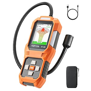 Toptes RT 389 Rechargeable Refrigerant Leak Detector for CFCs, HCFCs, HFCs, HFOs, HCs $97.49 + Free Shipping