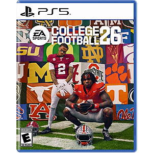 EA Sports College Football 26, PlayStation 5 $15