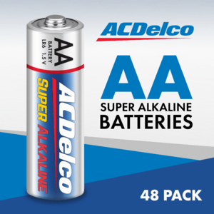 $12.07 FS WALMART+ ACDelco Super Alkaline AA Batteries, 48 Count