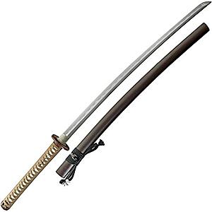 Dragon King SD35320 Fletching Katana,White,Brown,Silver $317.79