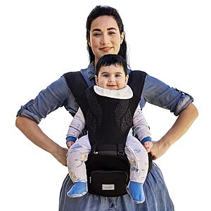 [Prime] Grownsy 3D Knit Baby Carrier w/ Hip Seat (Black or White) $23.99 + Free Shipping