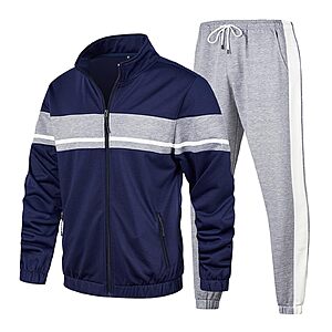 [Prime] 2-Piece LBL Leading the Better Life Men's Athletic Full Zip Tracksuit $19.79 + Free Shipping