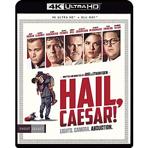 Hail, Caesar! - 4K Ultra HD + Blu-ray $23.99 Amazon.com