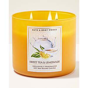Select 3 wick candles, $7.50, Bath & Body Works, today only, 7-14