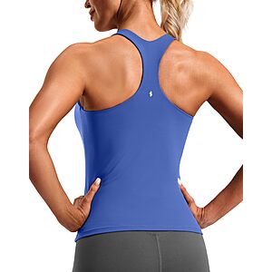 Soothfeel Women's Racerback Workout Tank Top w/ Built-In Bra & Removable Pads (XS-XXL, Various Colors) $14.96 + Free Shipping w/ Prime or on $35+