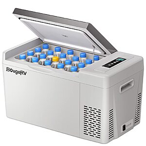 BougeRV 12 Volt Refrigerator 12V Car Fridge 23 Quart Portable Freezer Compressor Cooler 12/24V DC 110~240 Volt AC $151.99