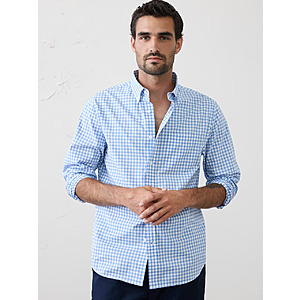 Banana Republic Men's Factory Slim-Fit Softwash Cotton Shirt $29.98