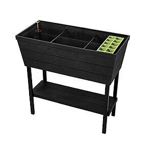 Keter 236157 Urban Bloomer, Resin Elevated Planter Raised Garden Bed $18.4