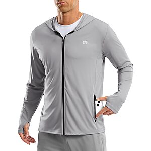 G Gradual Men's UPF 50+ Lightweight Quick-Dry Full-Zip Hoodie Jacket w/ Zip Pockets & Thumbholes (S-3XL, Various Colors) $14.81 + Free Shipping w/ Prime or on $35+