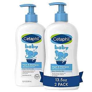 2-Pack 13.5-Ounce Cetaphil Baby Wash & Shampoo $9.38 w/ S&S + Free Shipping w/ Prime or on $35+
