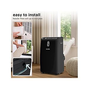 12000 BTU SereneLife Portable Air Conditioner - Compact Room Air Conditioner with Dehumidifier & Fan, $229.99, FS Prime, Woot!, 14000 BTU, $349.99