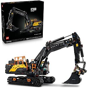 $349.64 | 2359-Piece LEGO Technic - Volvo EC500 Hybrid Excavator (42215, 2025) at Amazon