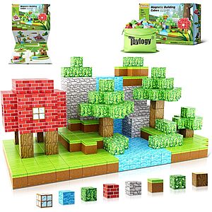 48-Piece 1" Toylogy Magnetic Building Blocks Forest Set $6.99 + Free Shipping w/ Prime or on $35+