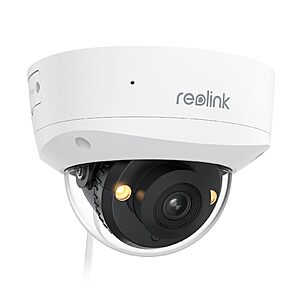 REOLINK RLC-840A 4K PoE Dome Camera with Color Night Vision - $84