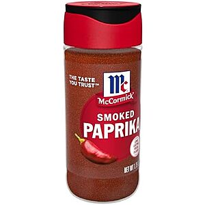 1.75-Oz McCormick Smoked Paprika  $2.14 w/ S&S + Free Shipping w/ Prime or on $35+