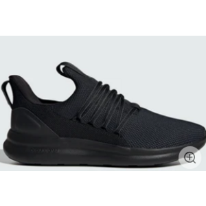 Adidas men's lite racer adapt 7.0 wide shoes (core black / grey six / core black) - $20.40