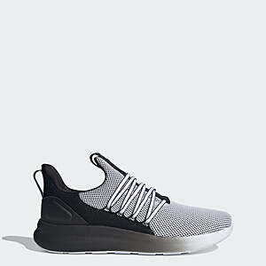 Adidas men's lite racer adapt 7.0 shoes (cloud white / core black / cloud white) - $24