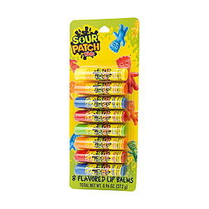 8-Pack Sour Patch Kids Lip Balm $2.50 + Free Shipping w/ Walmart+ or on $35+
