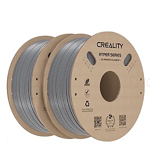 Creality - 1.75 mm Hyper PLA Filament Grey 2.2 lbs for high-speed printers (2-pack) - Gray $22.99 Bestbuy.com