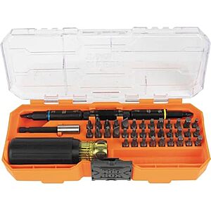 $27.98** | 46-Pc Klein Tools KNECT Impact-Rated Multi-Bit Screwdriver / Nut Driver Set at Amazon