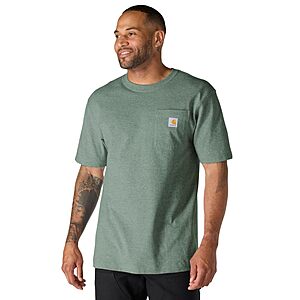 Carhartt Men's Iconic K87 Pocket T-Shirt (Green Slate Heather) $15 + Free Shipping w/ Prime or on orders over $35