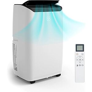Takywep Air Conditioner With Effortless Installation, Versatile 4-In-1 Functionality, Superior Cooling Power, and Convenient Remote Control $108.66