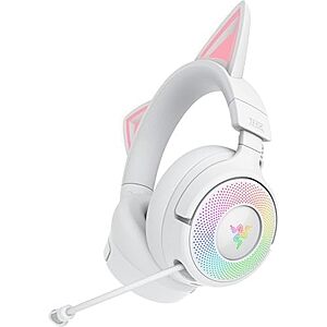 [AC] $79** | Razer Kraken Kitty V3 Pro Wireless Gaming Headset (Mercury White) at Amazon