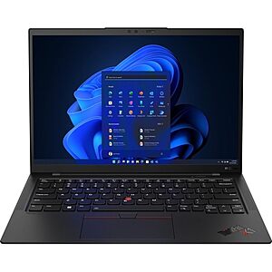 Lenovo ThinkPad X1 Carbon Gen 10 21CB00BVUS 14" Touchscreen Ultrabook - WUXGA - 1920 x 1200 - Intel i7-1270P - Intel Evo Platform - 32 GB Total RAM - $1438.66