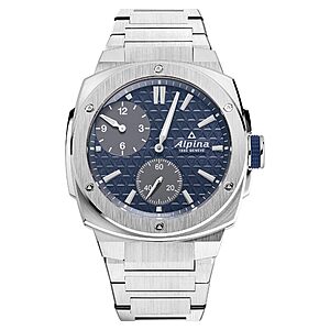 Alpina Men's Automatic Alpiner, 41mm Silver-Tone Stainless Steel Case with a Navy Dial (Style: AL-650NDG4AE6B) $1777.53 + Free Shipping